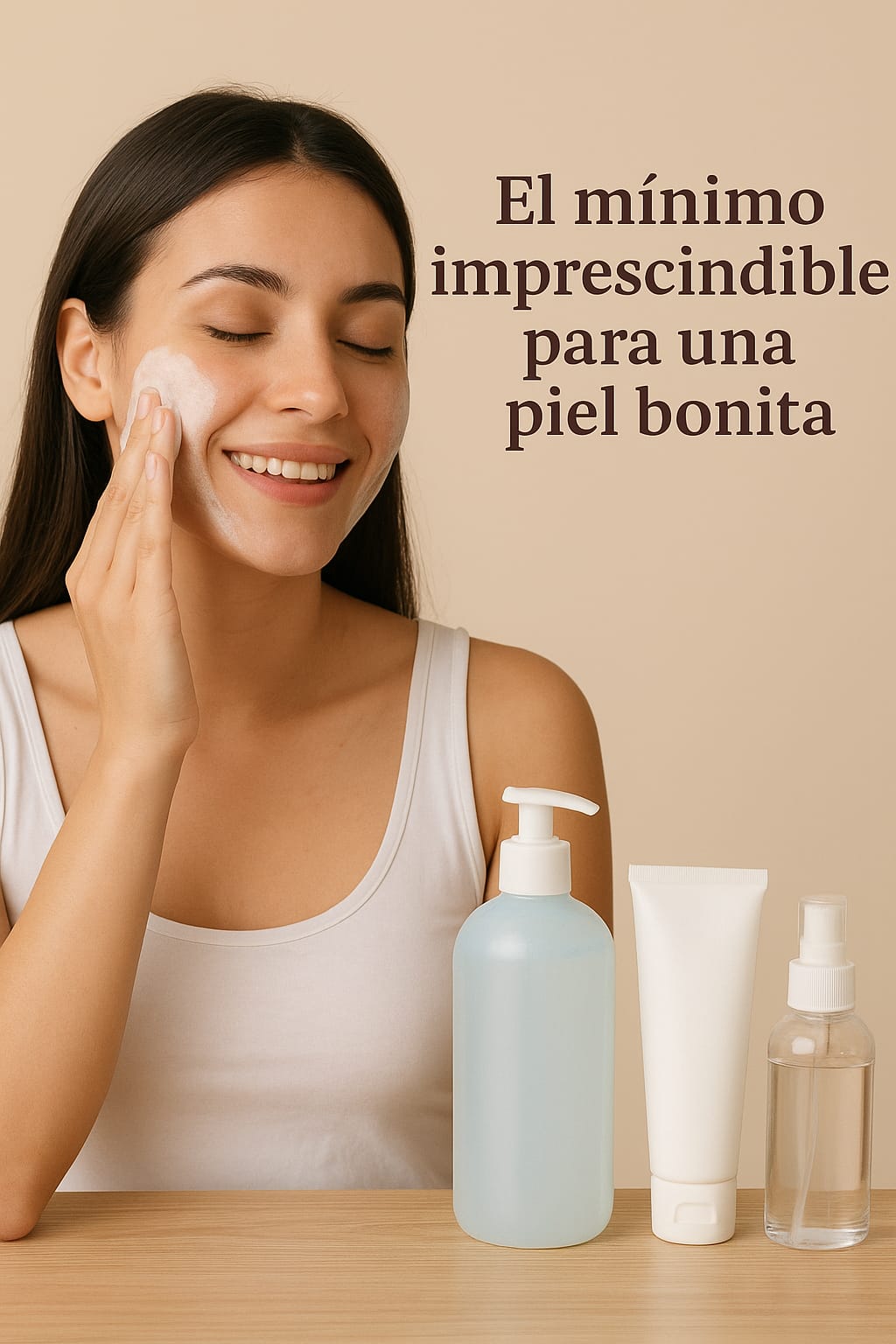 El mínimo imprescindible para una piel bonita: menos es más